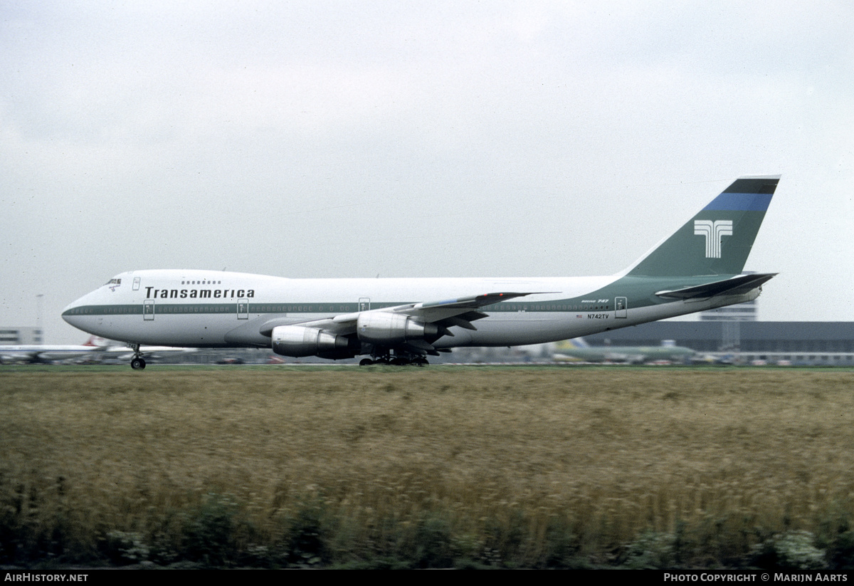 Aircraft Photo of N742TV | Boeing 747-271C/SCD | Transamerica Airlines | AirHistory.net #151700