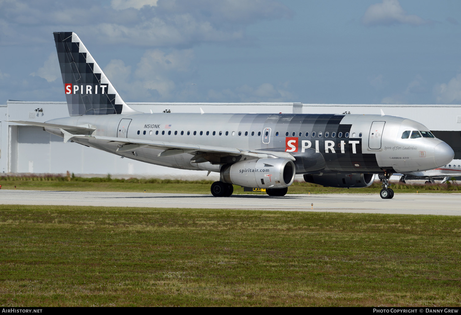 Aircraft Photo of N510NK | Airbus A319-132 | Spirit Airlines | AirHistory.net #151704
