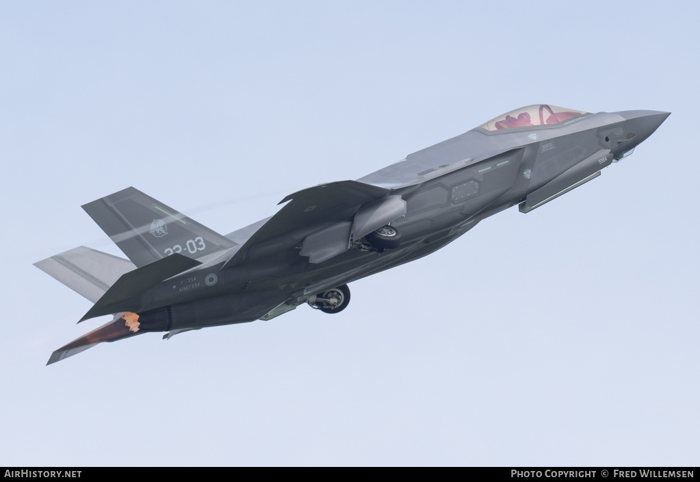 Aircraft Photo of MM7334 | Lockheed Martin F-35A Lightning II | Italy - Air Force | AirHistory.net #151705