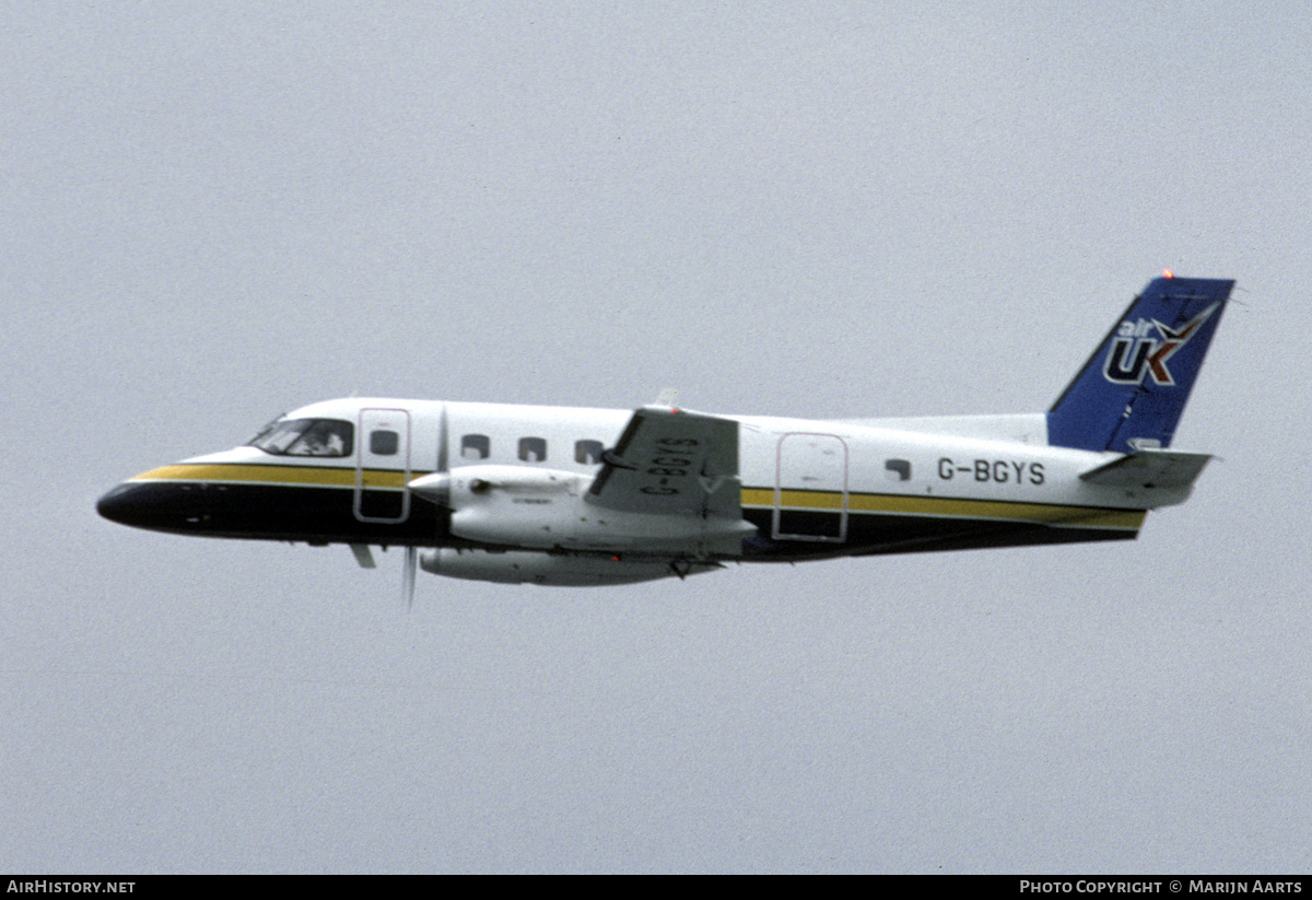 Aircraft Photo of G-BGYS | Embraer EMB-110P2 Bandeirante | Air UK | AirHistory.net #151722