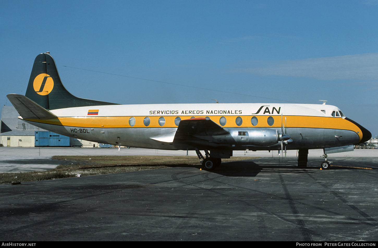 Aircraft Photo of HC-BDL | Vickers 786D Viscount | SAN - Servicios Aéreos Nacionales | AirHistory.net #151763