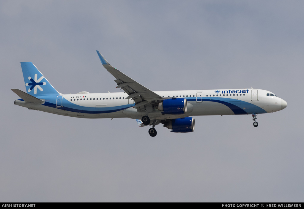 Aircraft Photo of XA-RLM | Airbus A321-251N | Interjet | AirHistory.net #151767