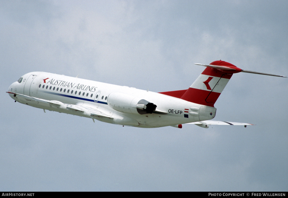 Aircraft Photo of OE-LFP | Fokker 70 (F28-0070) | Austrian Airlines | AirHistory.net #151768
