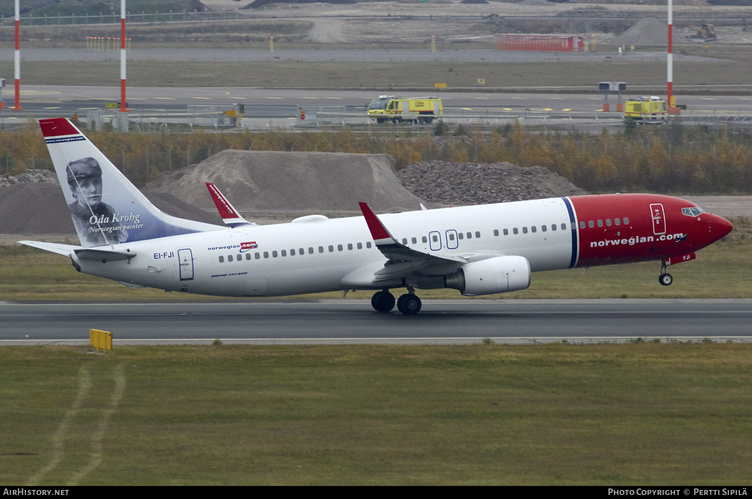 Aircraft Photo of EI-FJI | Boeing 737-8JP | Norwegian | AirHistory.net #151771