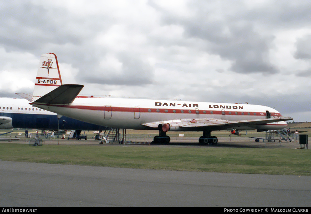 Aircraft Photo of G-APDB | De Havilland D.H. 106 Comet 4 | Dan-Air London | AirHistory.net #151780