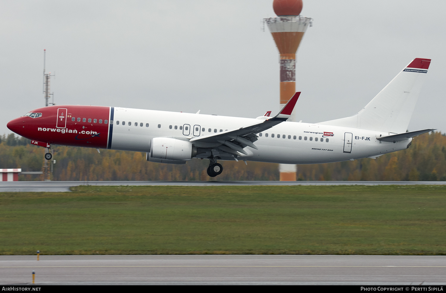 Aircraft Photo of EI-FJK | Boeing 737-8JP | Norwegian | AirHistory.net #151799