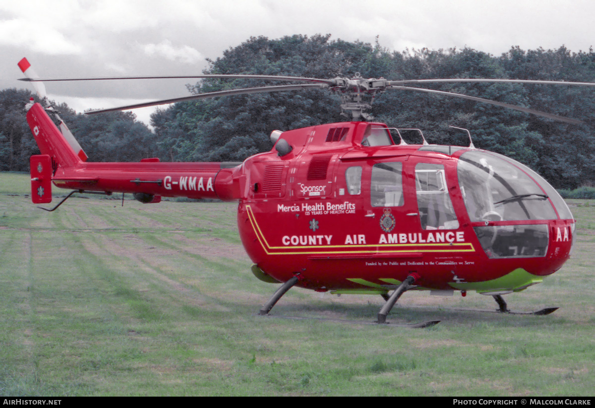 Aircraft Photo of G-WMAA | MBB BO-105DBS-4 | County Air Ambulance | AirHistory.net #151810