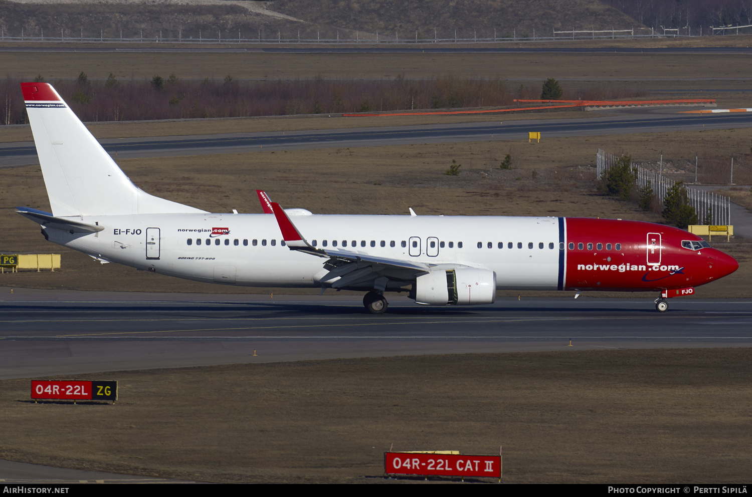 Aircraft Photo of EI-FJO | Boeing 737-8JP | Norwegian | AirHistory.net #151825