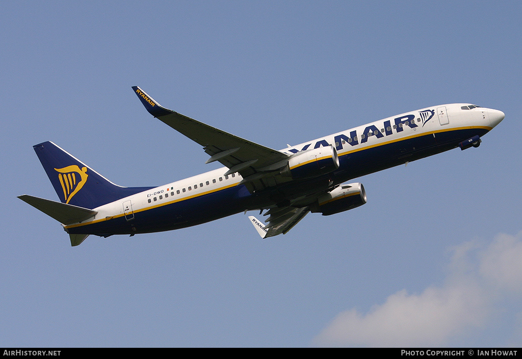 Aircraft Photo of EI-DWD | Boeing 737-8AS | Ryanair | AirHistory.net #151854