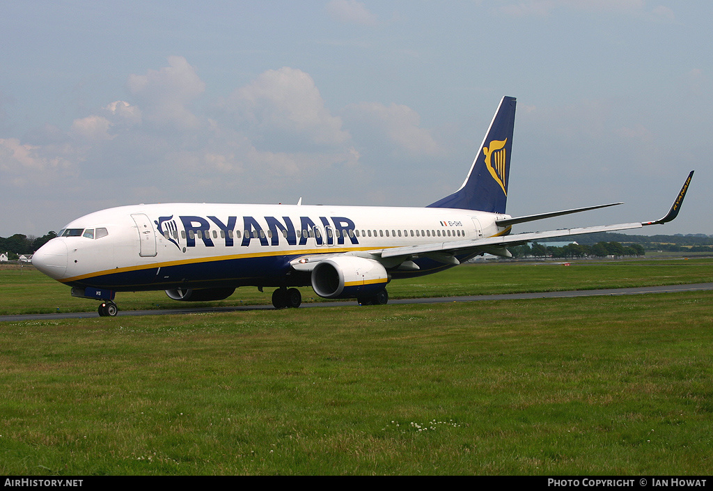 Aircraft Photo of EI-DHS | Boeing 737-8AS | Ryanair | AirHistory.net #151861