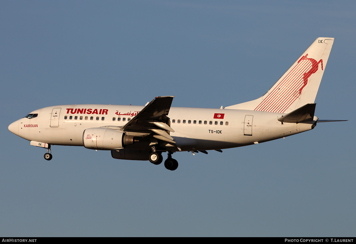 Aircraft Photo of TS-IOK | Boeing 737-6H3 | Tunisair | AirHistory.net #151883