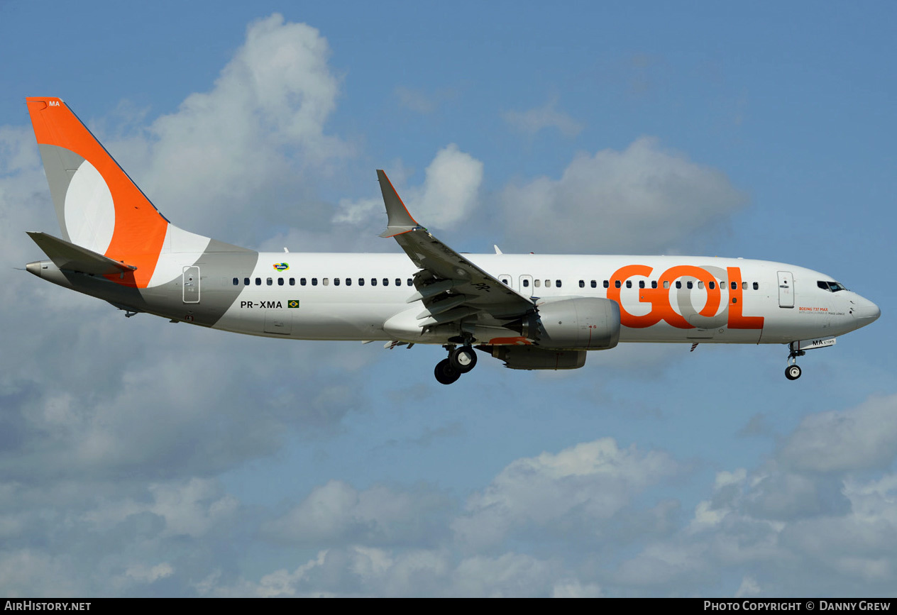 Aircraft Photo of PR-XMA | Boeing 737-8 Max 8 | GOL Linhas Aéreas | AirHistory.net #151889