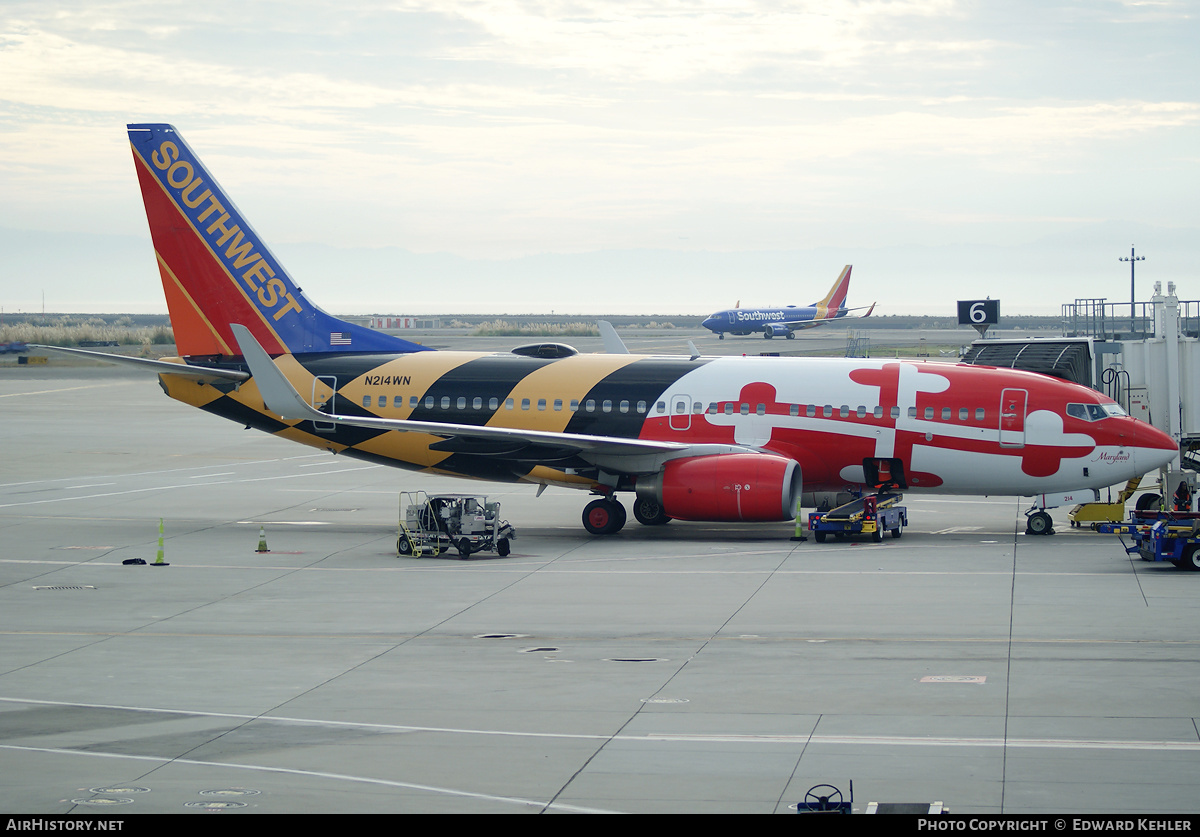 Aircraft Photo of N214WN | Boeing 737-7H4 | Southwest Airlines | AirHistory.net #151905