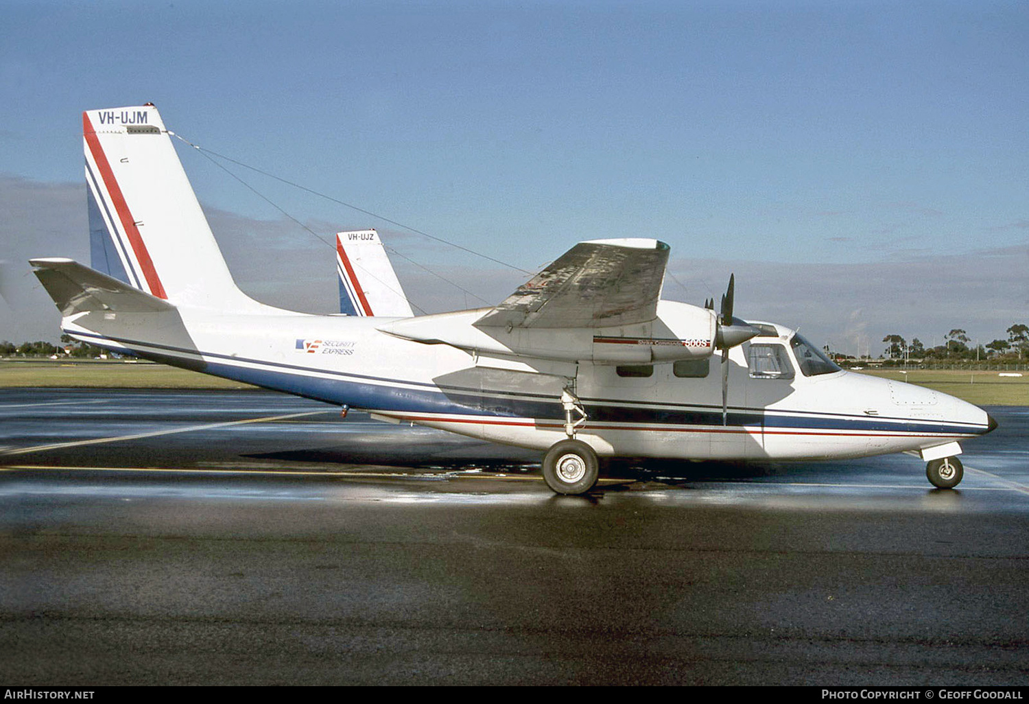 Aircraft Photo of VH-UJM | North American Rockwell 500S Shrike Commander | Security Express | AirHistory.net #151911