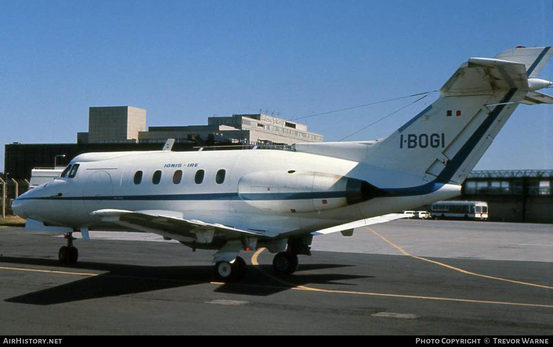 Aircraft Photo of I-BOGI | Hawker Siddeley HS-125-3B | AirHistory.net #151939