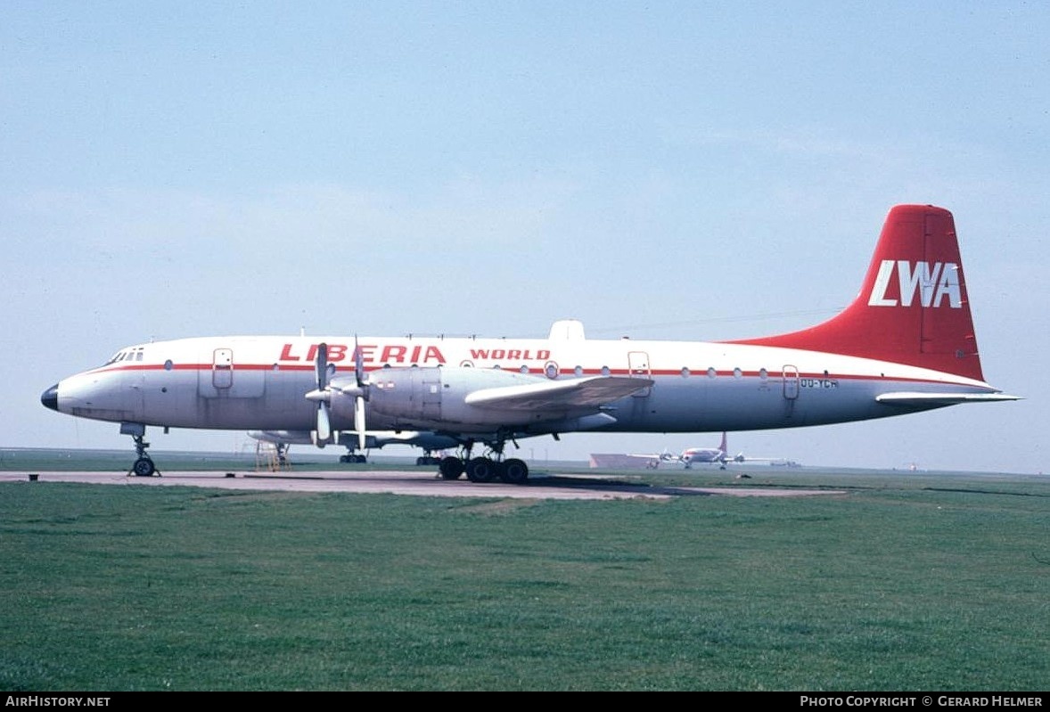 Aircraft Photo of OO-YCH | Bristol 175 Britannia 253F | LWA - Liberia World Airlines | AirHistory.net #151944