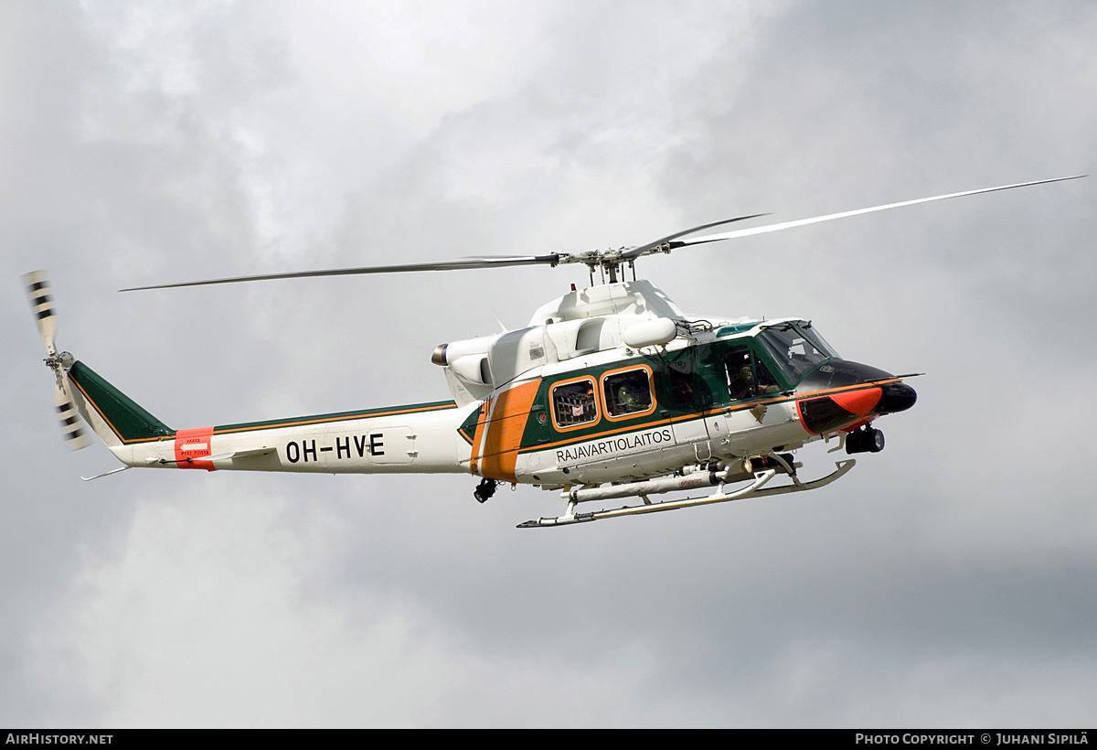 Aircraft Photo of OH-HVE | Agusta AB-412 Grifone | Rajavartiolaitos - Finnish Border Guard | AirHistory.net #151948