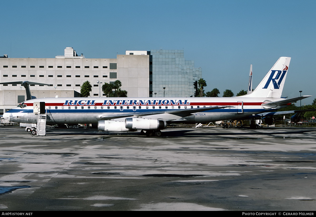 Aircraft Photo of N772CA | McDonnell Douglas DC-8-62 | Rich International Airways | AirHistory.net #151959