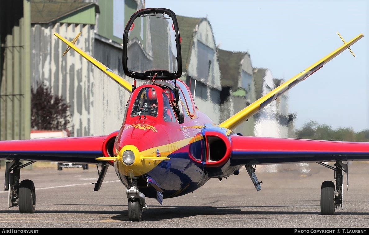 Aircraft Photo of F-GKYF | Fouga CM-170R Magister | Patrouille Tranchant | AirHistory.net #151987