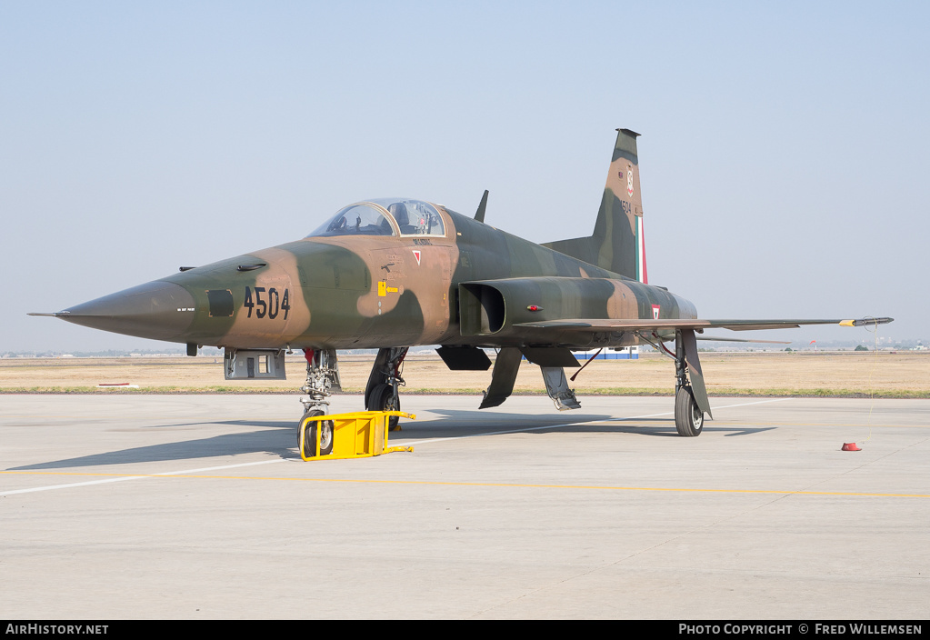 Aircraft Photo of 4504 | Northrop F-5E Tiger II | Mexico - Air Force | AirHistory.net #152013
