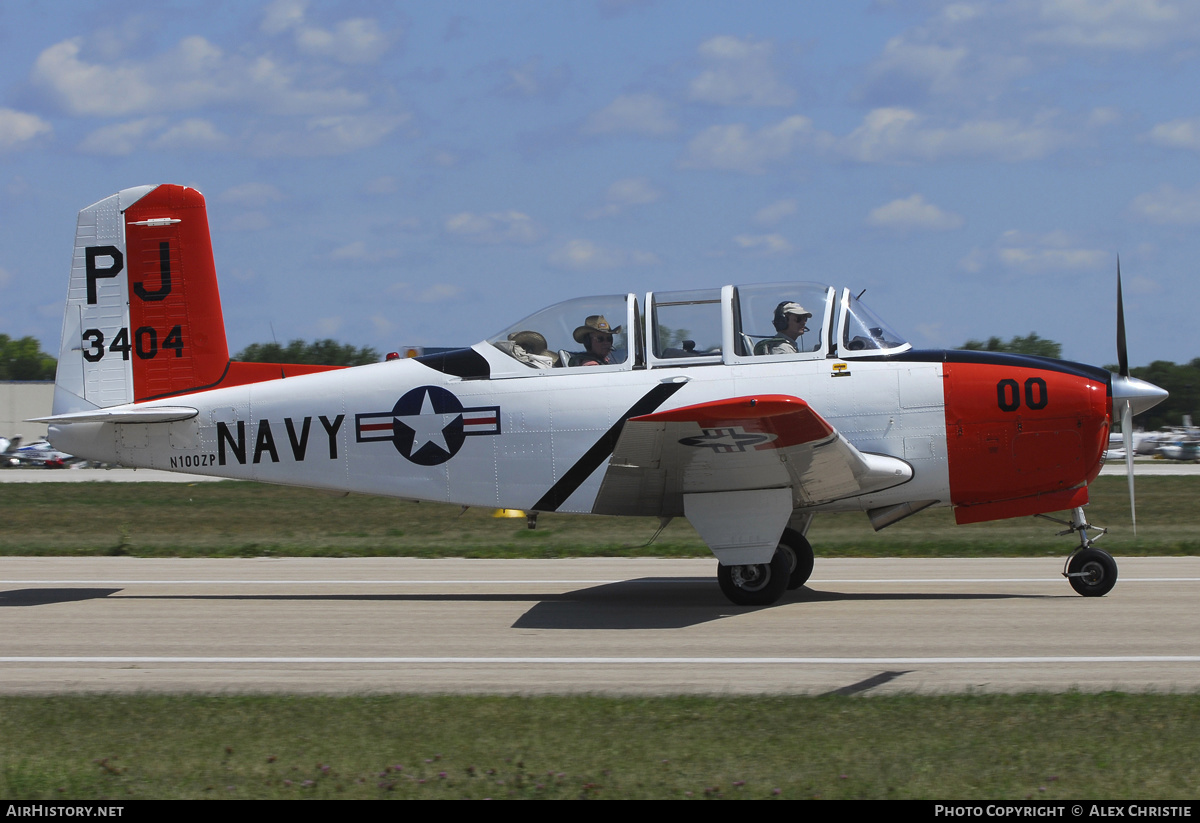 Aircraft Photo of N100ZP / 3404 | Beech T-34A Mentor | USA - Navy | AirHistory.net #152067