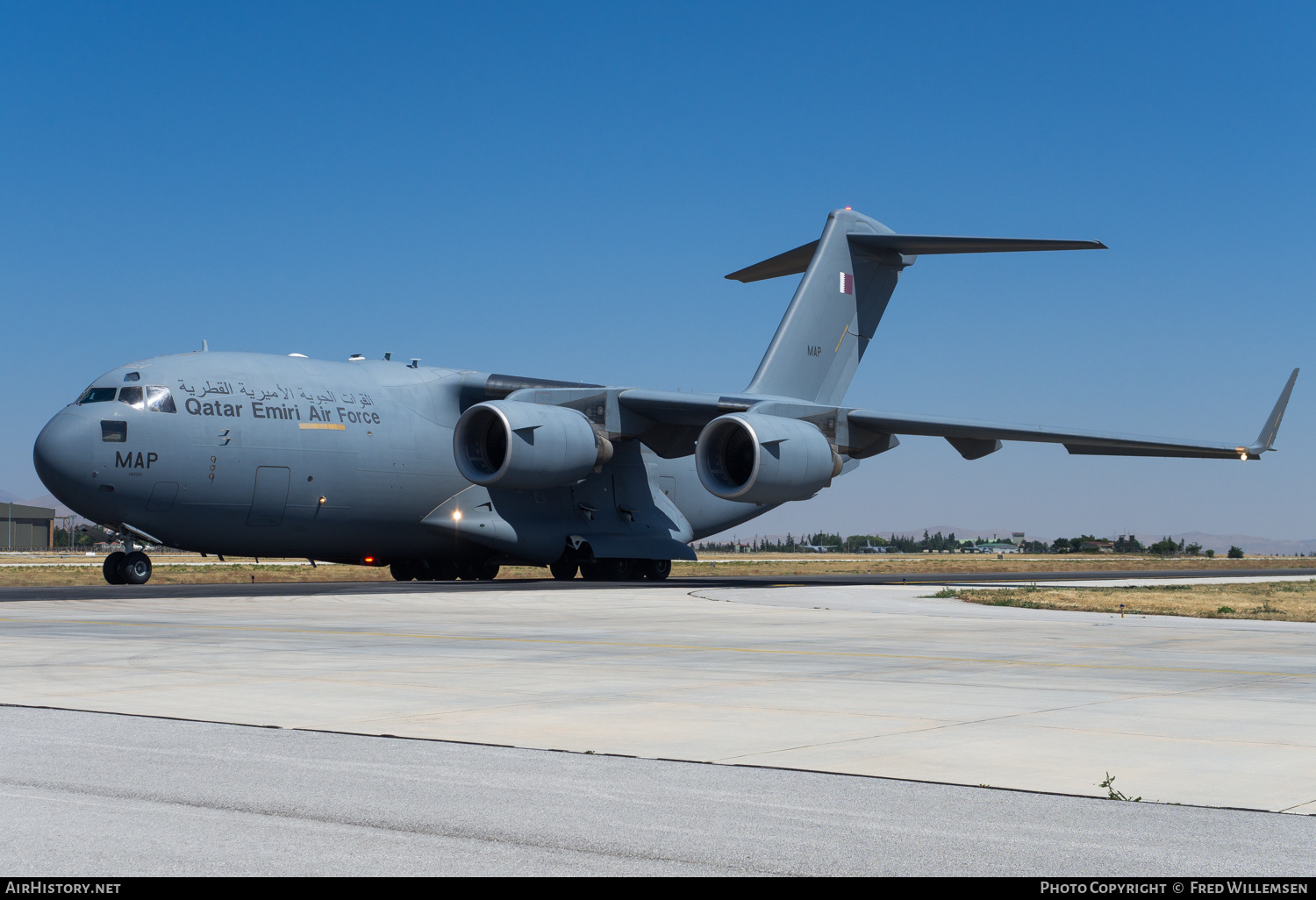 Aircraft Photo of A7-MAP / MAP | Boeing C-17A Globemaster III | Qatar - Air Force | AirHistory.net #152087