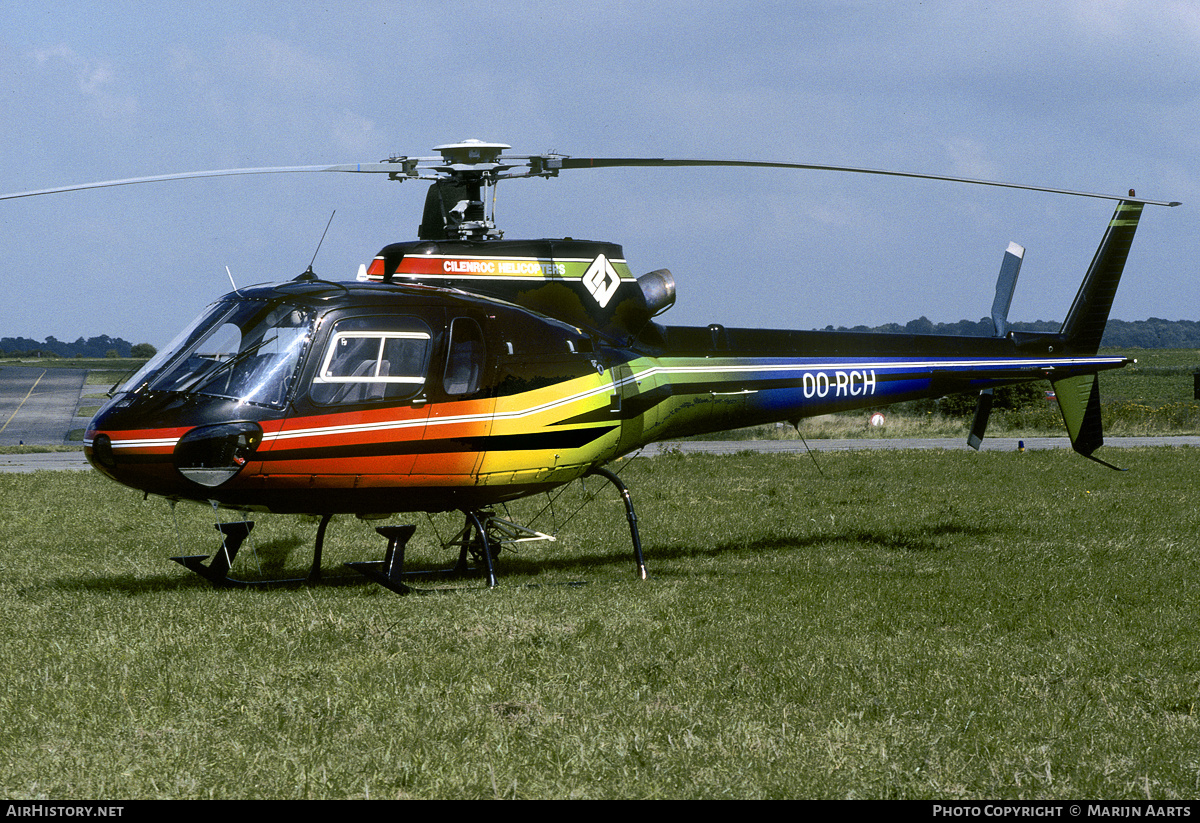 Aircraft Photo of OO-RCH | Aerospatiale AS-350B-2 Ecureuil | Cilenroc Helicopters | AirHistory.net #152089