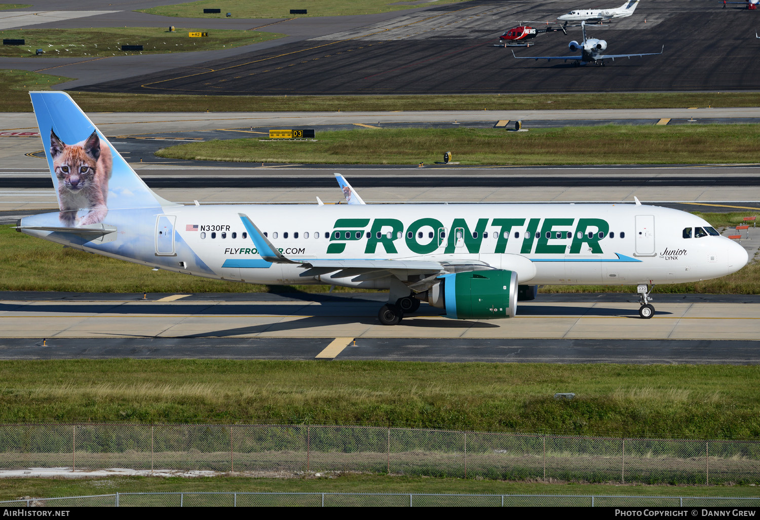 Aircraft Photo of N330FR | Airbus A320-251N | Frontier Airlines | AirHistory.net #152101