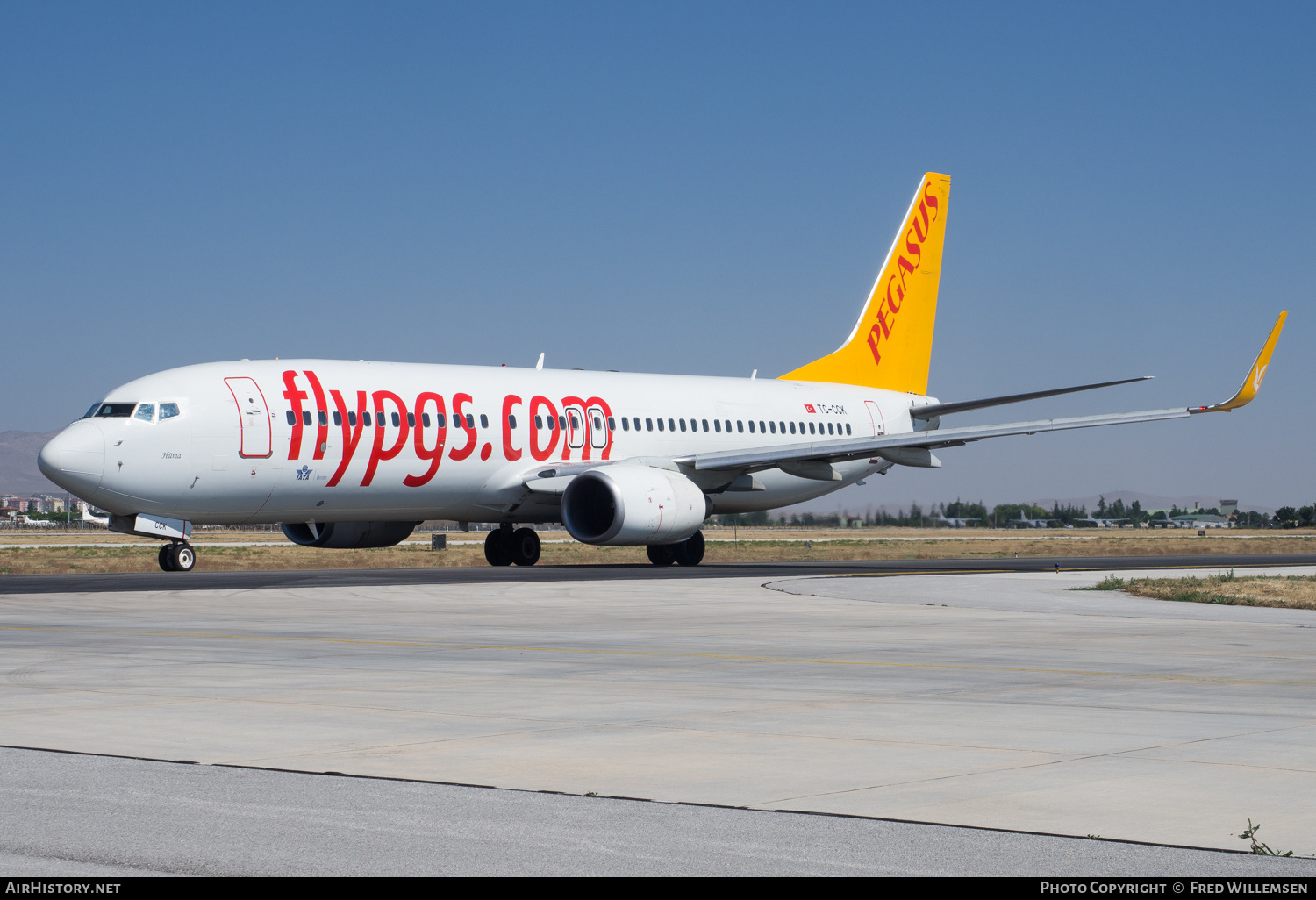 Aircraft Photo of TC-CCK | Boeing 737-82R | Pegasus Airlines | AirHistory.net #152103