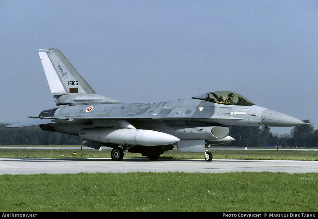 Aircraft Photo of 15106 | Lockheed F-16A Fighting Falcon | Portugal - Air Force | AirHistory.net #152106