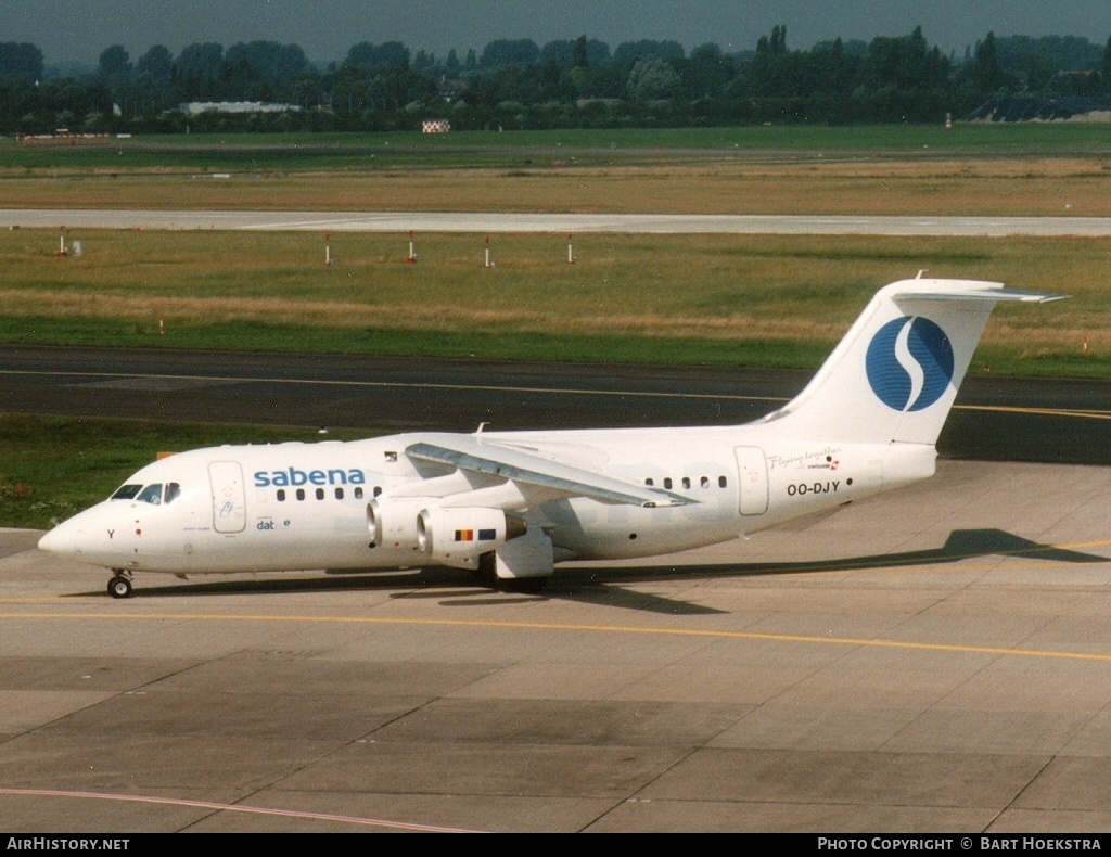 Aircraft Photo of OO-DJY | British Aerospace Avro 146-RJ85 | Sabena | AirHistory.net #152123