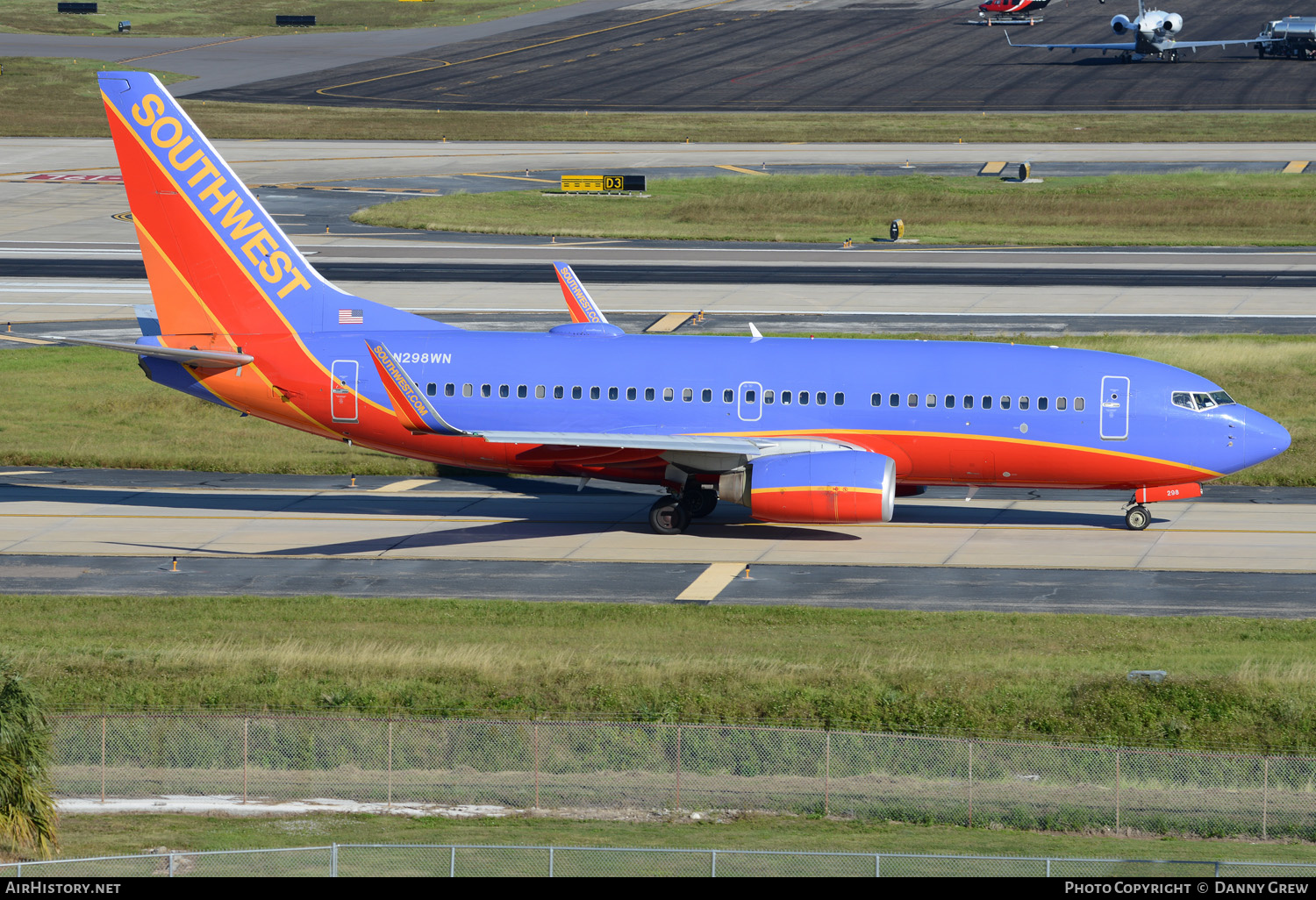 Aircraft Photo of N298WN | Boeing 737-7H4 | Southwest Airlines | AirHistory.net #152126
