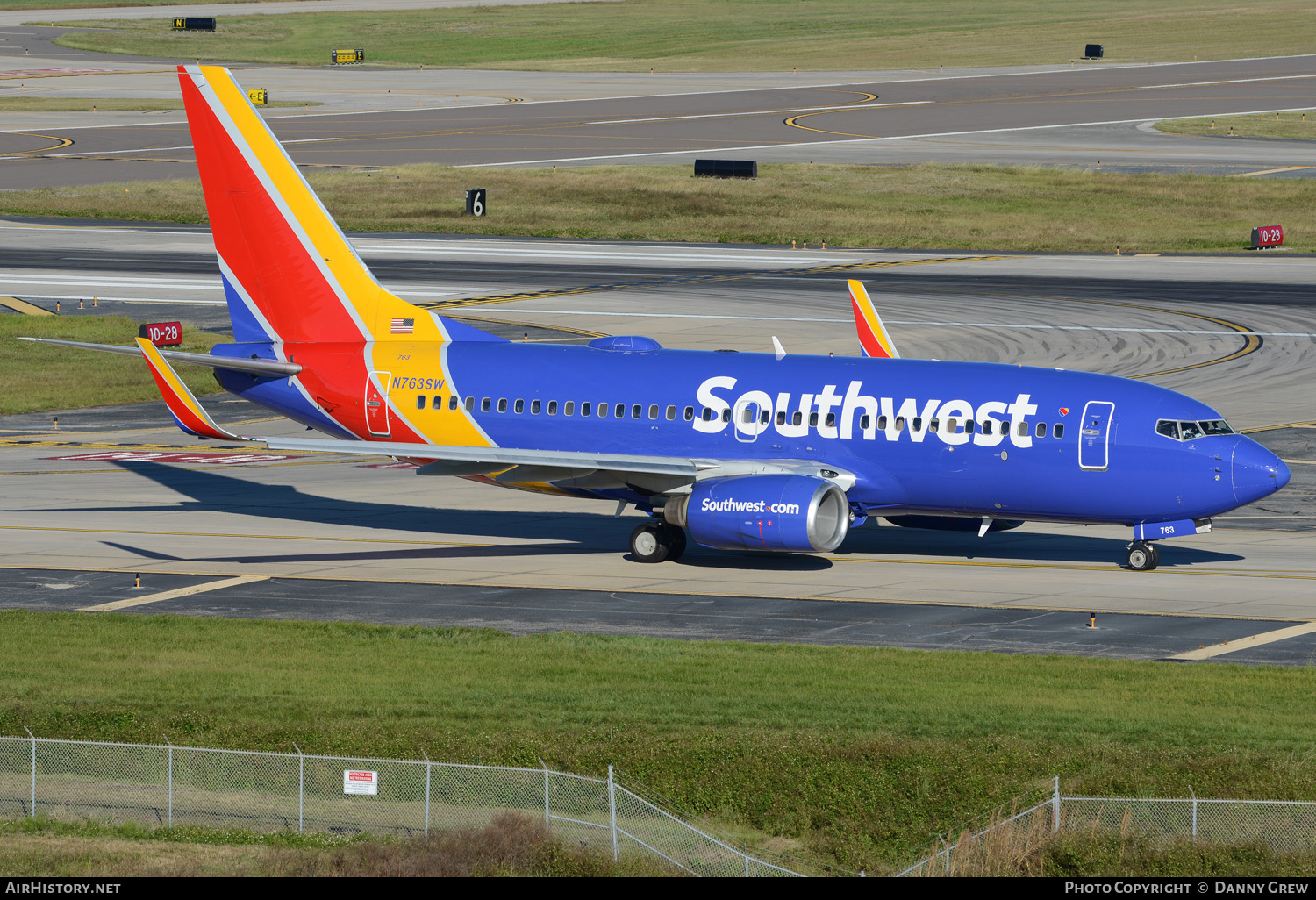 Aircraft Photo of N763SW | Boeing 737-7H4 | Southwest Airlines | AirHistory.net #152127