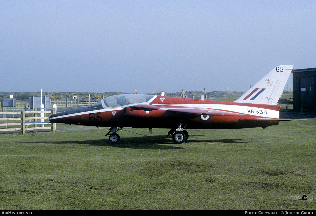 Aircraft Photo of XR534 | Folland Fo.144 Gnat T.1 | UK - Air Force | AirHistory.net #152134