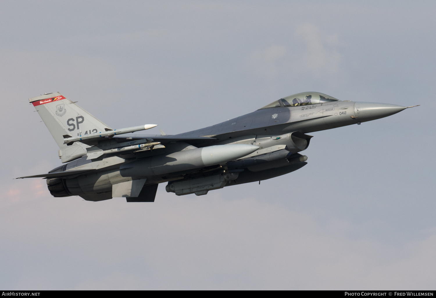 Aircraft Photo of 91-0412 / AF91-412 | Lockheed Martin F-16CM Fighting Falcon | USA - Air Force | AirHistory.net #152136