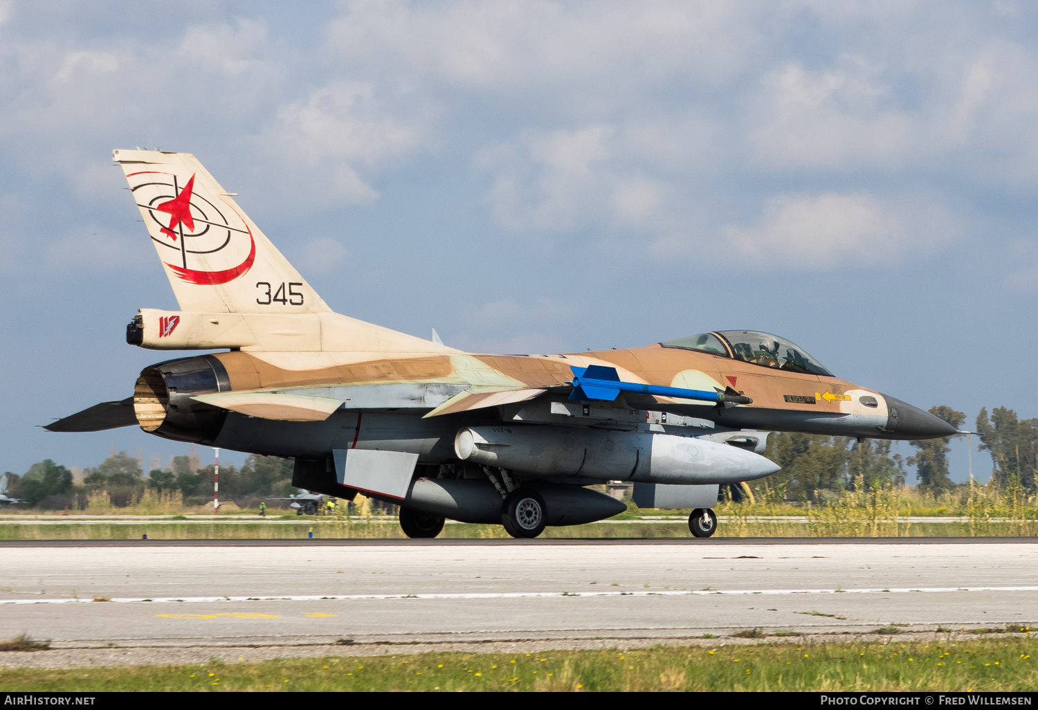 Aircraft Photo of 345 | General Dynamics F-16C Barak | Israel - Air Force | AirHistory.net #152148