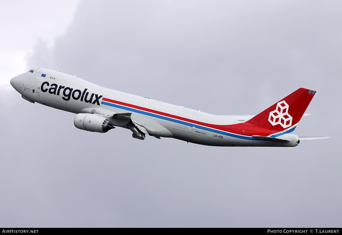 Aircraft Photo of LX-VCE | Boeing 747-8R7F/SCD | Cargolux | AirHistory.net #152172