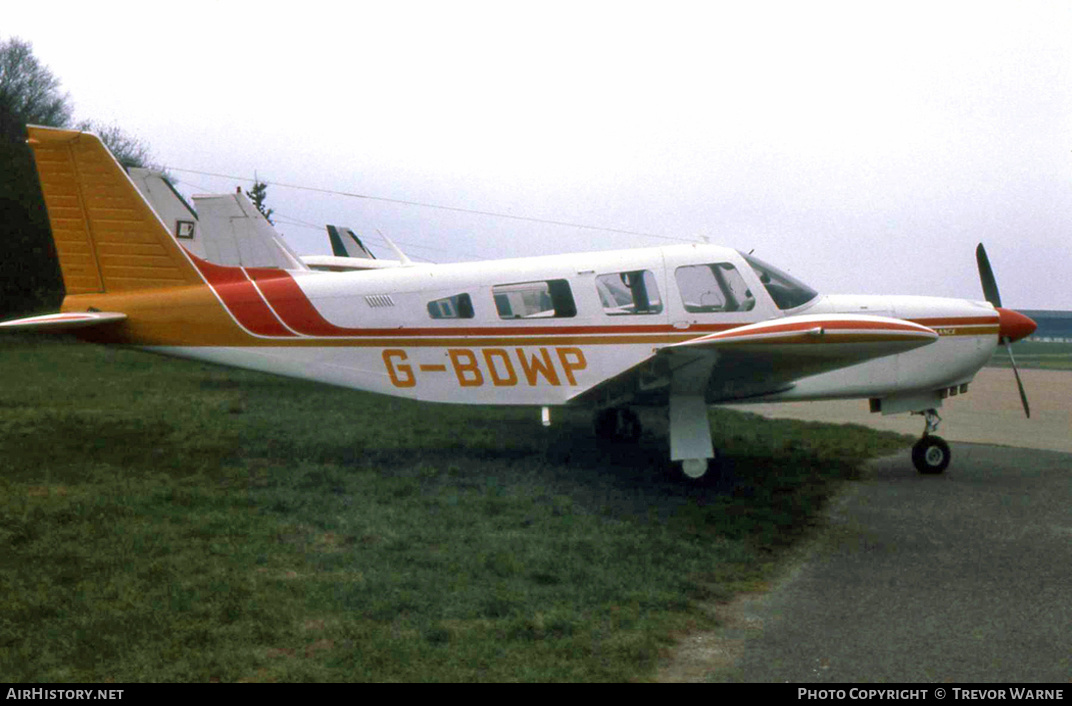 Aircraft Photo of G-BDWP | Piper PA-32R-300 Cherokee Lance | AirHistory.net #152182