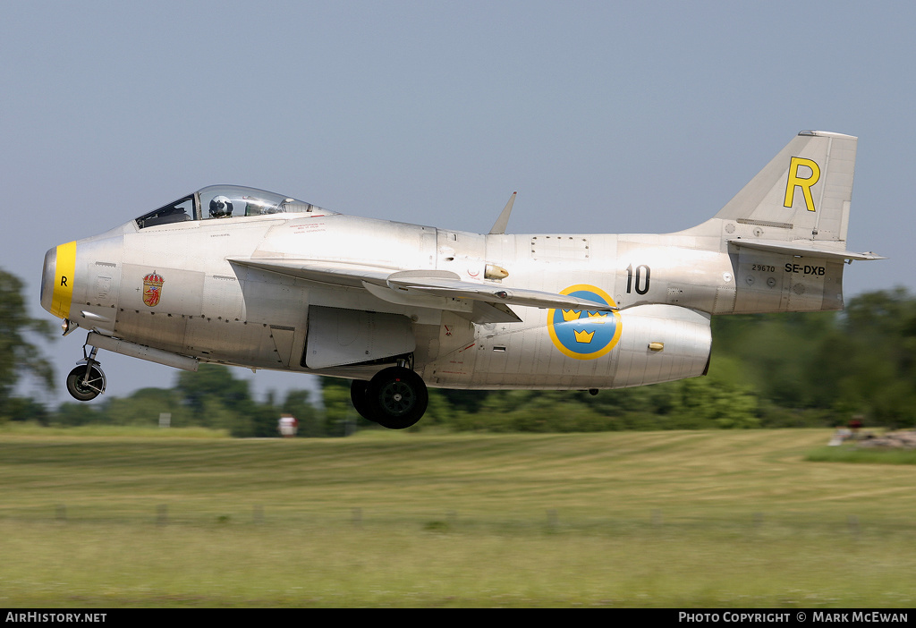 Aircraft Photo of SE-DXB | Saab J29F Tunnan | Sweden - Air Force | AirHistory.net #152204