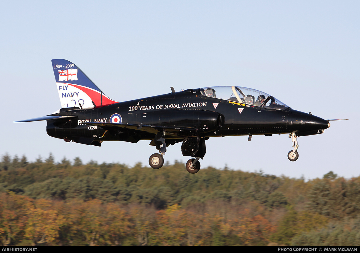 Aircraft Photo of XX281 | British Aerospace Hawk T1A | UK - Navy | AirHistory.net #152205