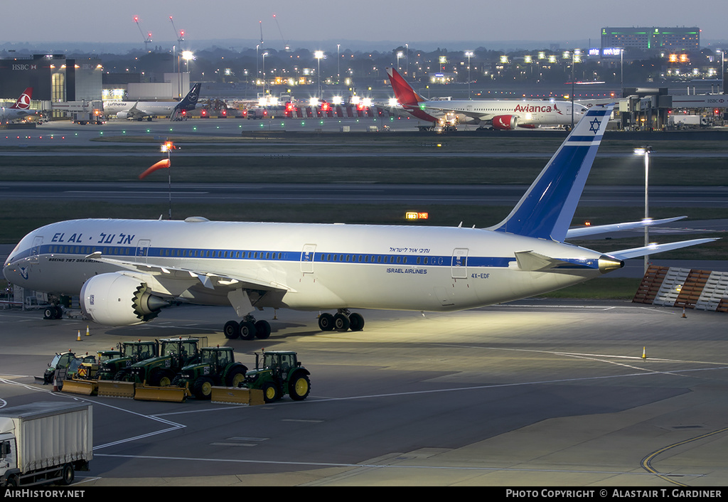Aircraft Photo of 4X-EDF | Boeing 787-9 Dreamliner | El Al Israel Airlines | AirHistory.net #152243