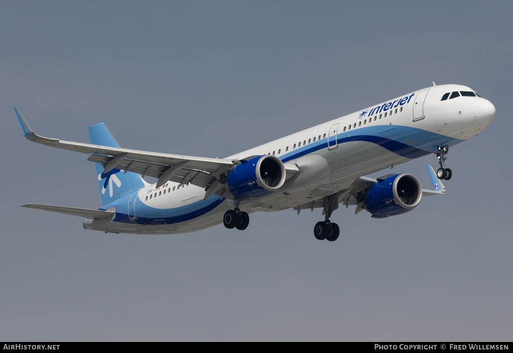 Aircraft Photo of XA-JIL | Airbus A321-251N | Interjet | AirHistory.net #152247