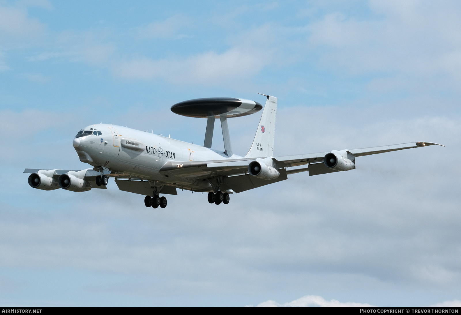 Aircraft Photo of LX-N90451 | Boeing E-3A Sentry | Luxembourg - NATO | AirHistory.net #152273