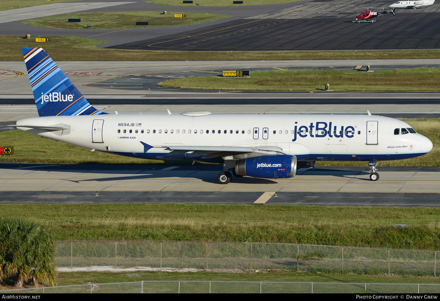 Aircraft Photo of N594JB | Airbus A320-232 | JetBlue Airways | AirHistory.net #152276