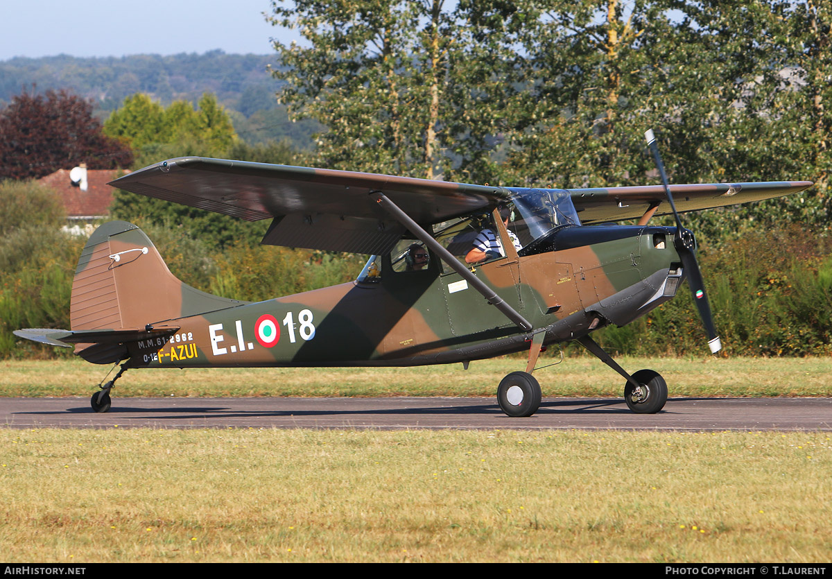 Aircraft Photo of F-AZUI / MM61-2962 | Cessna O-1E Bird Dog (305C/L-19E) | Italy - Army | AirHistory.net #152280