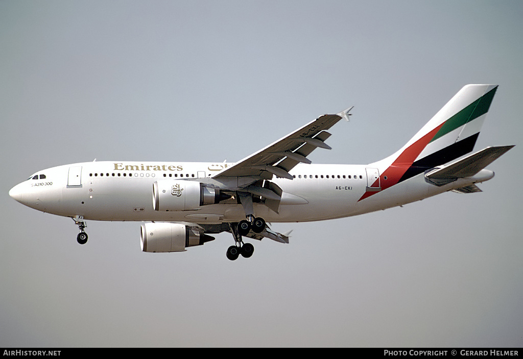 Aircraft Photo of A6-EKI | Airbus A310-308 | Emirates | AirHistory.net #152296