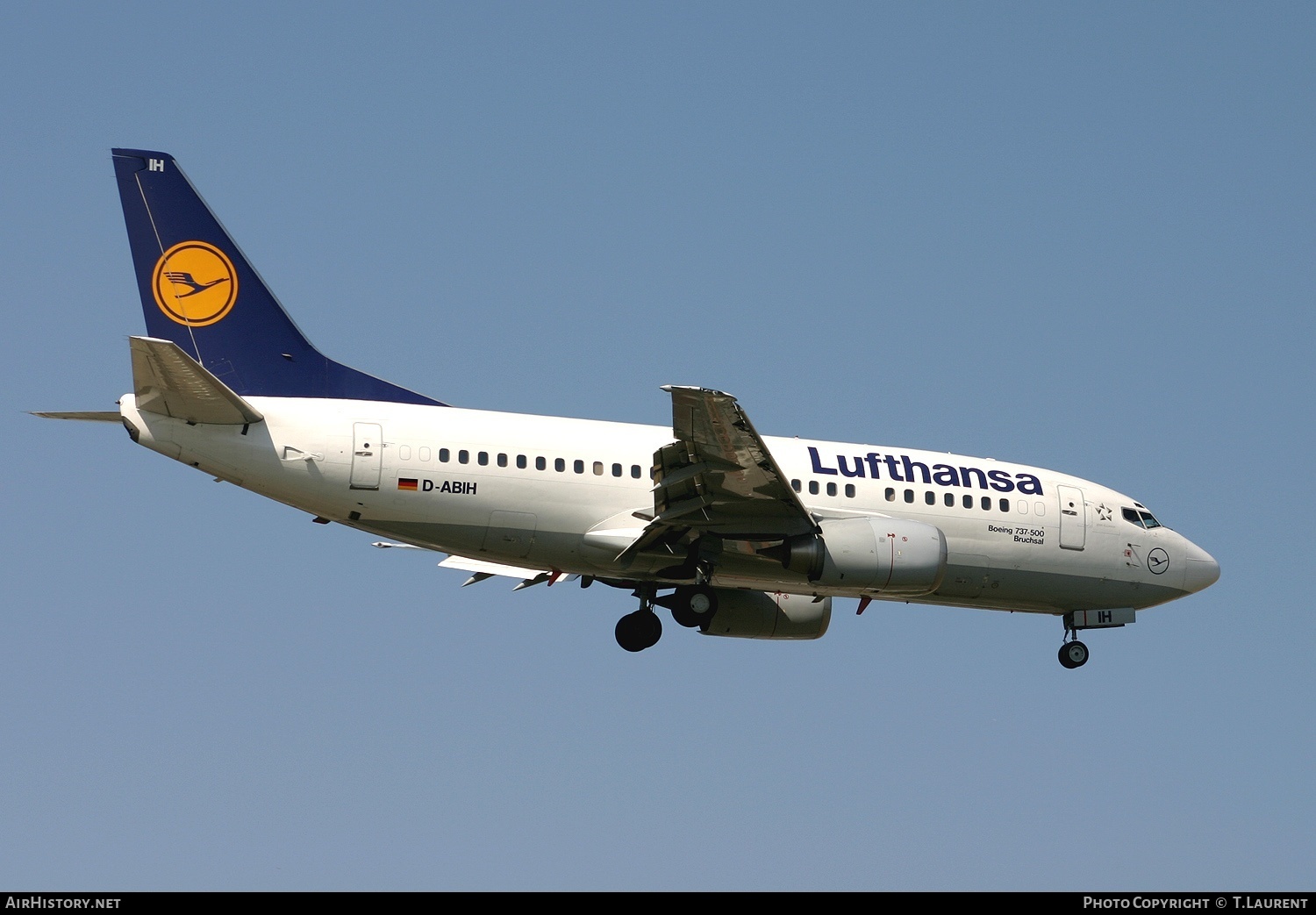 Aircraft Photo of D-ABIH | Boeing 737-530 | Lufthansa | AirHistory.net #152324
