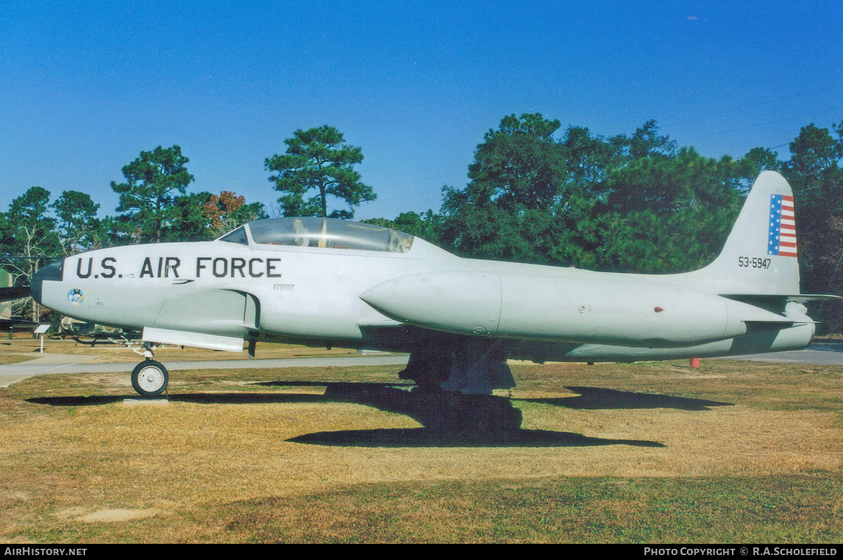 Aircraft Photo of 53-5947 | Lockheed T-33A | USA - Air Force | AirHistory.net #152332