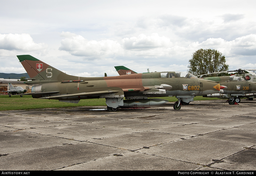 Aircraft Photo of 6802 | Sukhoi Su-22UM3K | Slovakia - Air Force | AirHistory.net #152366