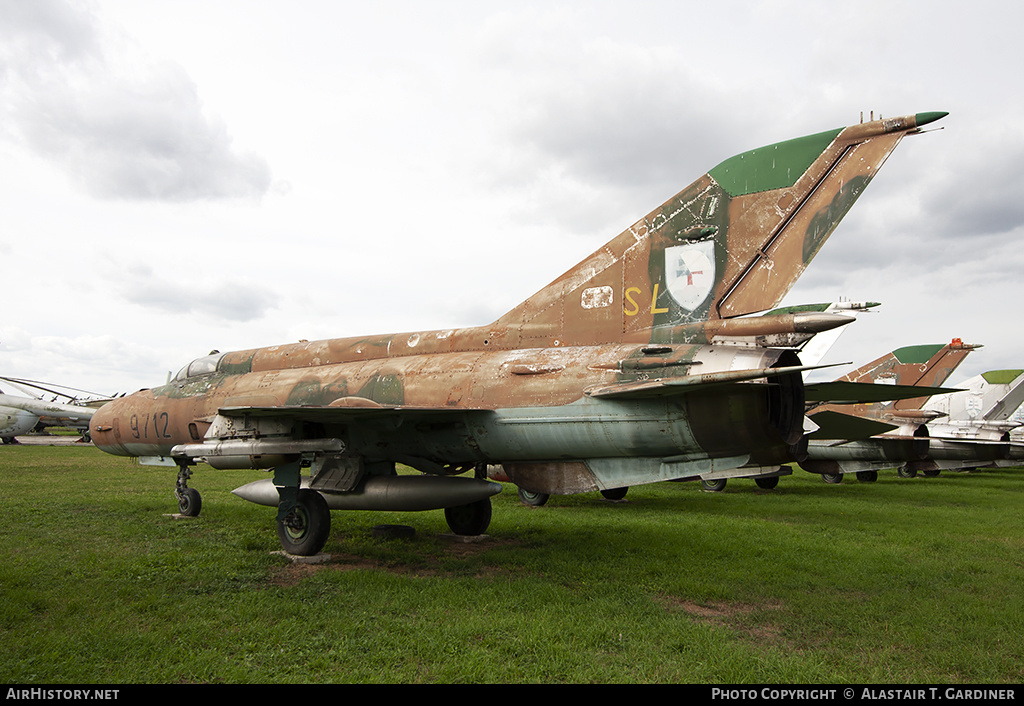 Aircraft Photo of 9712 | Mikoyan-Gurevich MiG-21MF | Slovakia - Air Force | AirHistory.net #152368